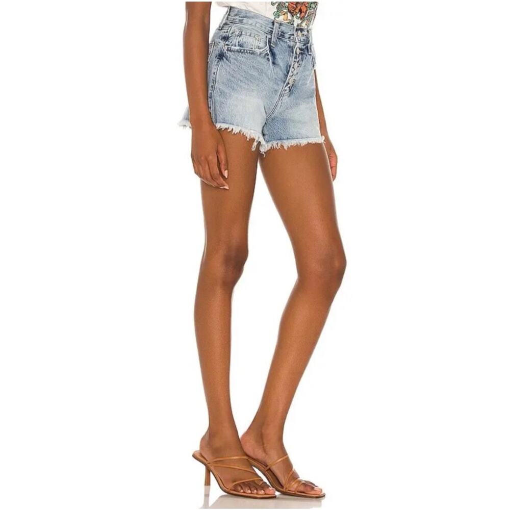 Pistola Women's Nova Relaxed High Rise Cut Off‎ Short en Adams Size 28 - Picture 2 of 12